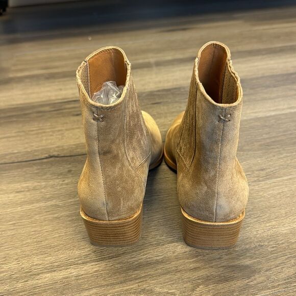 rag & bone Rover Tan Suede Ankle Chelsea Boots 7.5 - Picture 5 of 9